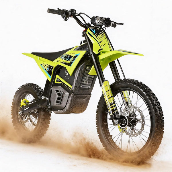 Electric Dirt Bike with Mid-Drive Motor 3840/5600W Peak,Electric Motorcycle 48V/60V 23.4Ah/27Ah Battery,Ul Certified Off-Road Motorcycle for Teens & Adults, Hydraulic Brakes & Dual Shock