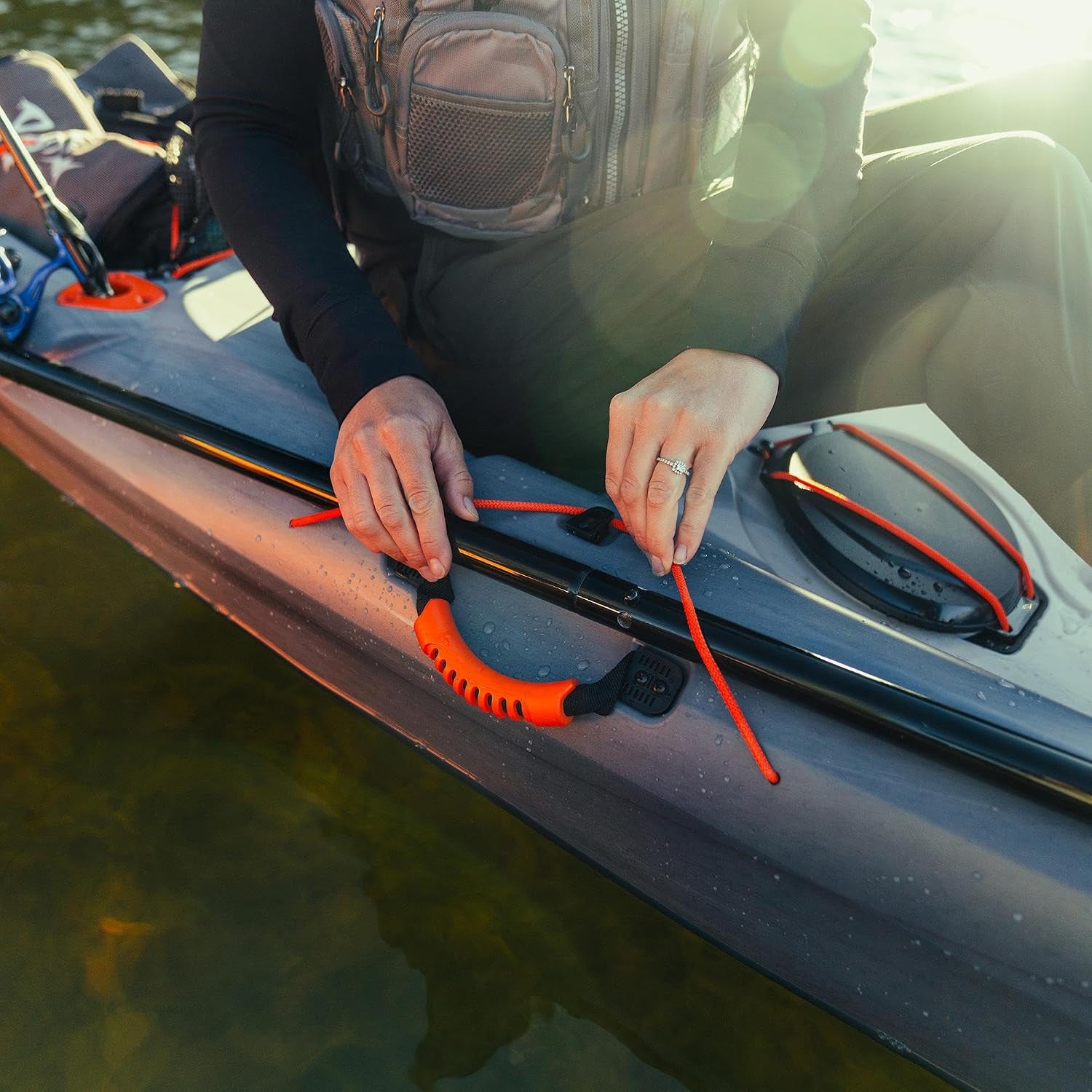 Stealth Angler Kayak, Sit-On-Top Fishing Kayak, 11’