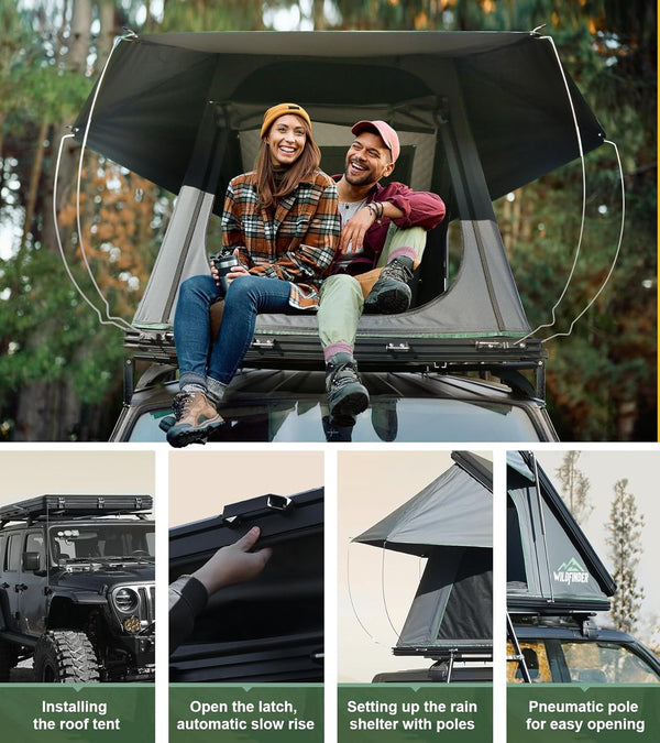 Hard Shell Rooftop Tent for Jeep, SUV & Truck