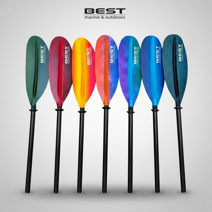 Carbon Fiber Kayak Paddle for Adults – Lightweight 2-Piece Paddle with Fiberglass Reinforced Blades, Adjustable Feather Angles, Floating Design, 220Cm 234Cm 250Cm