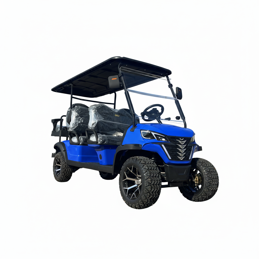 Street-Legal Electric Golf Cart with 2, 4, 6, or 8 Passenger Seating